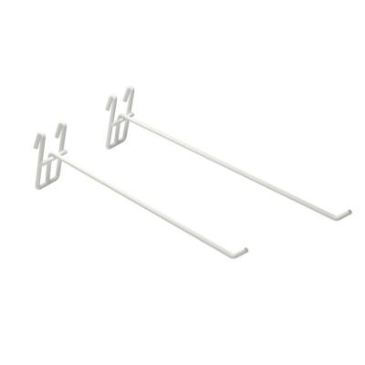 China Os acessórios arquivando de prata prendem o comprimento de Mesh Grid Wall Hooks 400mm 350mm 300mm à venda