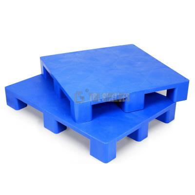 Cina Nove piedi di pallet di plastica dell'euro, pallet di plastica del magazzino dell'HDPE 1100x1100x140mm in vendita