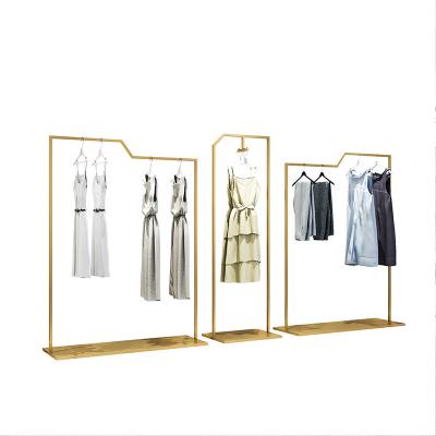 China Freestanding Metal Clothing Rack MDF With Baking Paint Material for sale