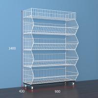 China Large Size Modern Economic Supermarket Shelf Rack Cold Rolled Steel for sale