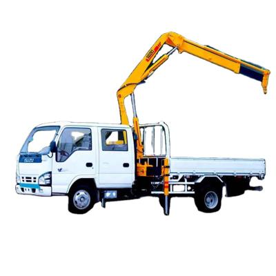 China Hot TRUCK CRANE SQ3.2ZK1 3 Ton Mini Truck Mounted Mobile Crane Rental for sale