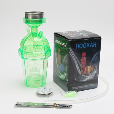 China Hookah Shisha Smoking Octagon Small Disposable Shisha Hookah Narguile Narguile Led Night Lights Portable Car Hookah Shisha Cup Sheesha for sale