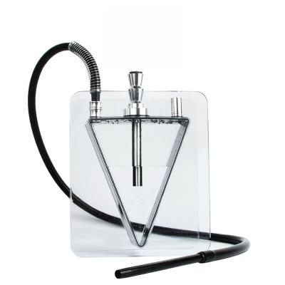 China Wholesale High Quality Acrylic Material Hookah Shisha Smoking Acrylic Hookah Set Portable Small Acrylic Shisha Arabic Hookah for sale