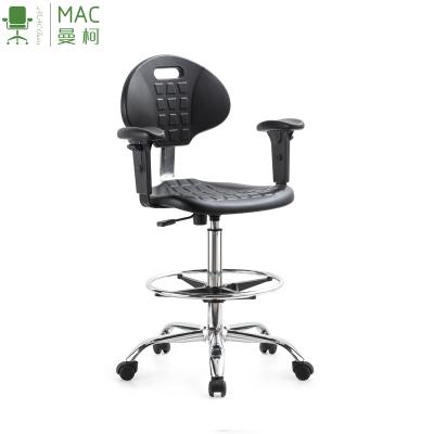 China Good Quality Surface PU Back And Seat Modern Barber Chairs for sale