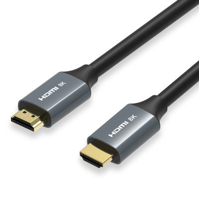 China Gold Plated HDMI 2.1 Cable 8K 60Hz 4K 120Hz 3D HDR 48Gbps HDCP High Fidelity Cable For HD TV 1M 1.5M 2M 3M 5M IN-HC601 for sale