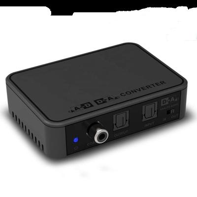 China Convert Digital SPDIF coaxial to analog RCA L/R audio or 3.5mm audio stereo car audio converter IN-AC222 for sale