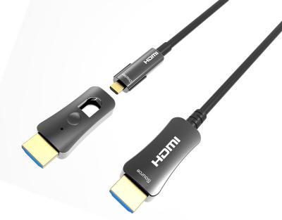 China High quality HDMI AOC CABLE 18Gbps 4K HDCP 2.2 AD connector fiber optic hdmi cable IN-AOC04 for sale