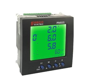 China PM835 400V Digital Panel Meter with 999999.9 Energy Range and User-friendly Interface for sale