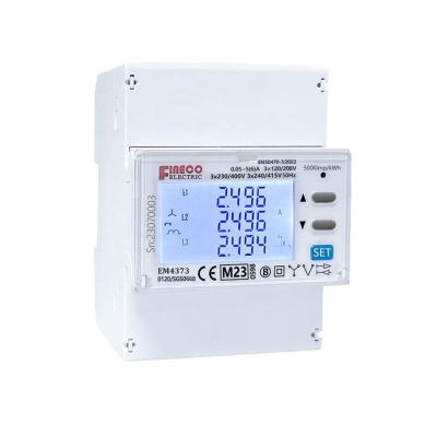 Китай EM4373 3*230/400V 0,05-5 6 A Трехфазный анализатор мощности цифровой дисплей продается