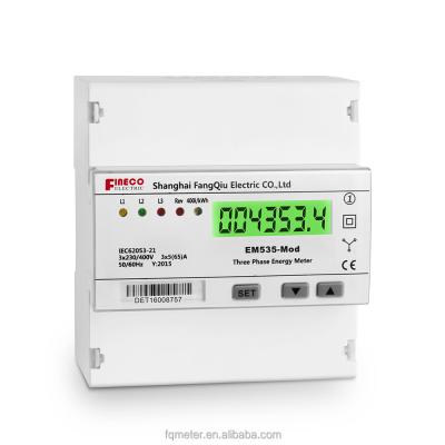 China Output Voltage 3*230/400V high precision DC connected 3 phase electric meter with jammer for sale