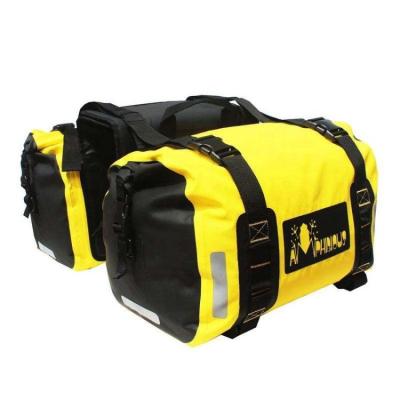 China Waterproof Outdoor Waterproof Bag Fashion PVC Waterproof Saddle Side Bags For Motorcycle Travel Mountain for sale