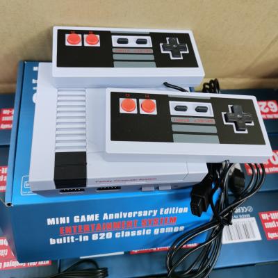 China With Handbreak Retro Mini TV Game Console 620 Classic 8 Bit Video Game Built-In 620 Games With Dual Gamepads for sale