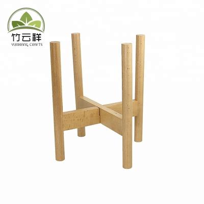 China Europe balcony indoor wooden floor factory new buries potted multifunctional flower stand flower display stand for sale