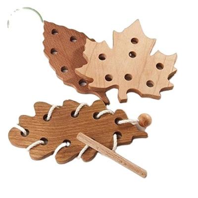 China Wooden lacing toy game. Study of the toy for sale