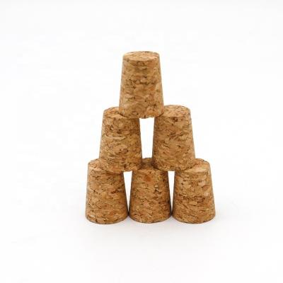 China Non Spill Small Cork Stoppers Tapered Cork Bottle Holds for sale