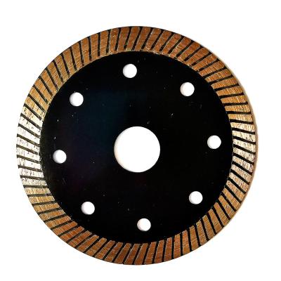 China Practical And Wear Resistant Factory Price 65MN Black 4 Inch Turbo Saw Blade for sale