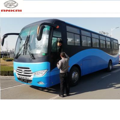 China Ankai 50-60 seaters intercity bus front engine Euro II coach bus LHD for Africa for sale