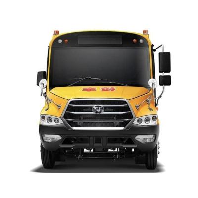 China Ankai diesel engine luxury school bus for kids shuttle bus middle size for sale Te koop