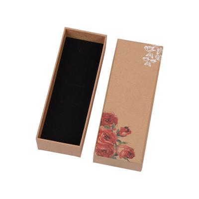 China Wholesale Cheap Recycled Pendant Paper Box Handmade Necklace Gift Box Jewelry Packaging for sale