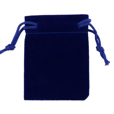 China Recyclable high quality unique white velvet jewelry bag for gift suede pouch velvet hair bag custom logo for sale