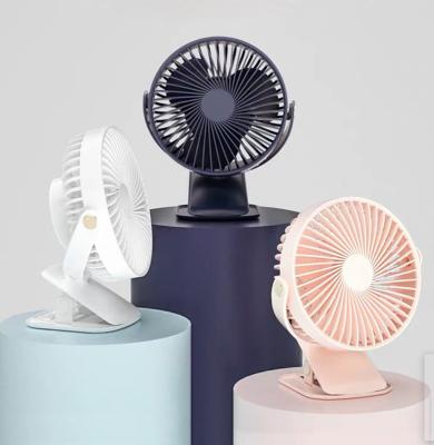 China Hot Selling Mini Clip Fan Portable Table Desk High Efficiency USB Rechargeable Small Fan with Clip On for Office Dorm Bedroom for sale