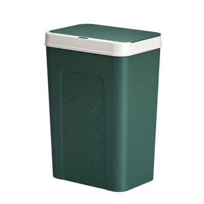 China 2021 Hot Selling Large Capacity 18L Sensor Smart Trash Can for Home Ministry, Automatic Induction Smart Trash Can for sale