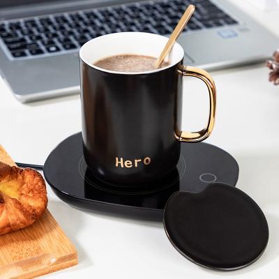 China Viable New Style Electric Ceramic Coffee Cup Passionate Smart Heater With Thermostatic Self Heating for sale