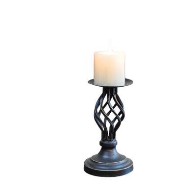 China European and American retro home decoration metal decoration geometric luxury home candlestick for sale