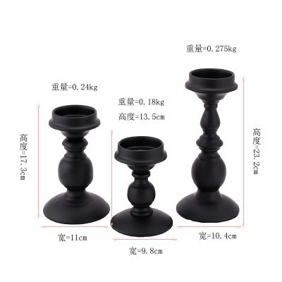 China European and American antique luxury metal home decoration home decoration candlestick for sale