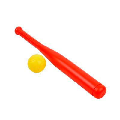 China Ourdoor Kids Outdoor Toys Red Plastic Baseball Bat Set For Kids Sport Game for sale