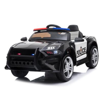 China Ride On Toy Wholesale Children Mini Vehicle Remote Control Four-wheel Emulation GT Electric Ride On Police Cars For Kids for sale