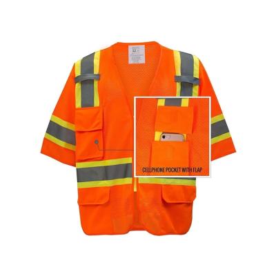 China Other Factory Supply Zipper Wear Vest And Pant Safety Vests Customized Reflective for sale