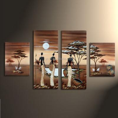 China Modern 4 Pcs Panels Full Sexy Sex Woman Artwork Canvas Oil Painting Handmade Sexy Full Pictures By Paint Brush PL-84 for sale