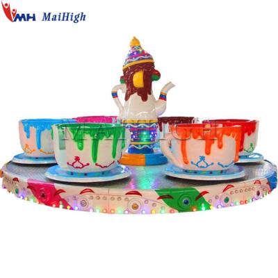 China Amusement Park Funny Amusement Park Family Rides Rotating Coffee Teacup Rides For Kids for sale