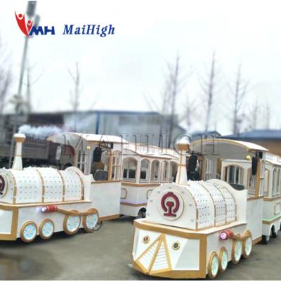 China Electric Train Trackless Train Theme Park Mall Tourist Trains for sale