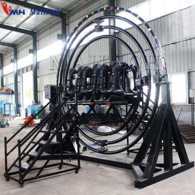 China Outdoor Popular Amusement Rides Human Spinning Towers 6 People Gyroscope for sale