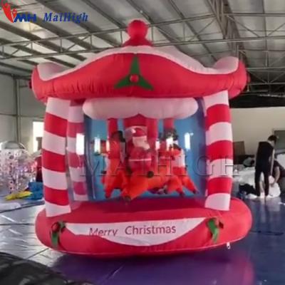 China Outdoor Christmas Carousel of Christmas Summer Inflatable Decorations Decorations for Sale for sale