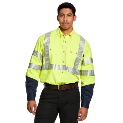 China Breathe Vis Reflective Safety Reflective Workwear Shirt High Customized Breathable Work Shirts For Men for sale