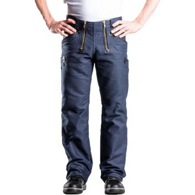 China High quality work site fabric work protection and pants with double knee layer featuring heavy tape work pants for men for sale