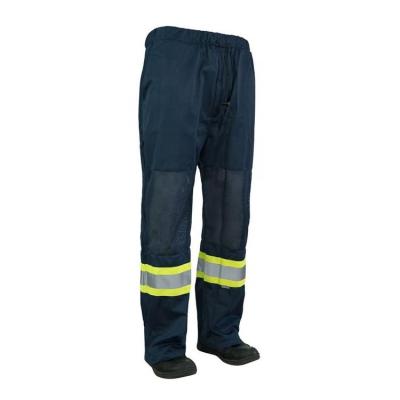 China Breathe Customized Hi Vis Safety Pants Mesh Fabric Men Cargo Knees 100% Work Pant For Men for sale