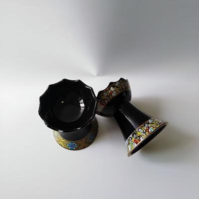 China 2022 Hot Sale Black Hand Made Machesha For Ceramic Censer Saba for sale