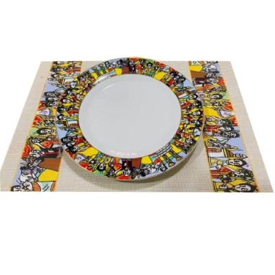 China 2022 viable new hot sale habesha dining place mat saba design for sale