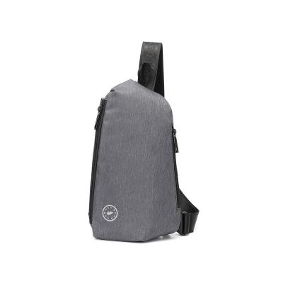 China Gray Shoulder Bag Polyester Oxford Cloth Waterproof Compact Light Road Carney Sport Leisure OEM Sling Bag Trunk Middle Ages Teenage for sale