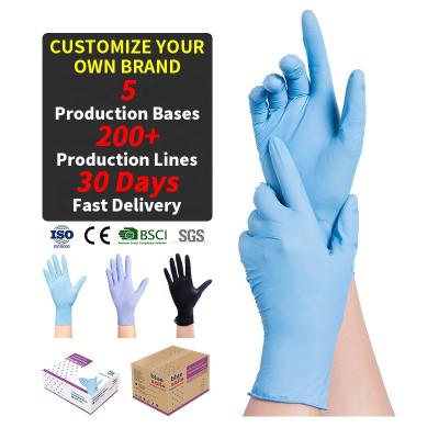 China Wholesale Disposable Powder Nitrile Powder Free Glove Manufacturer Medical Grade Medical Grade Nitrile Free Examination Gloves for sale