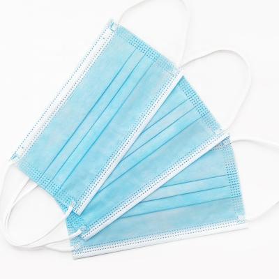 China High Quality High Filtration Comply With Certification Custom Blue 3 Layer Earloop Nurse Medical Made Of Nonwoven Fabric Disposable Face Mask for sale