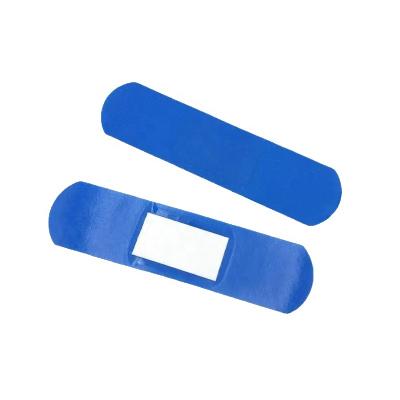 China Protect Wound From Infection Wholesale Medical First Aid Elastic Wound Care Wound Plaster Detectable Blue Metal Tape Aid Food Processing Plant Waterproof for sale