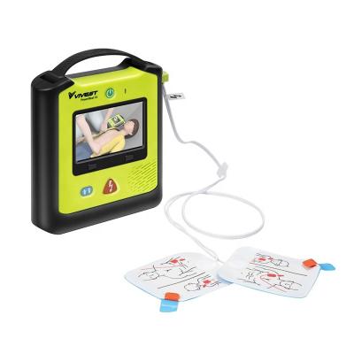 China Professional Cheap Price Portable First Aid AED Emergency Medical Supplies Training Portable Automated External Defibrillator Machine for sale