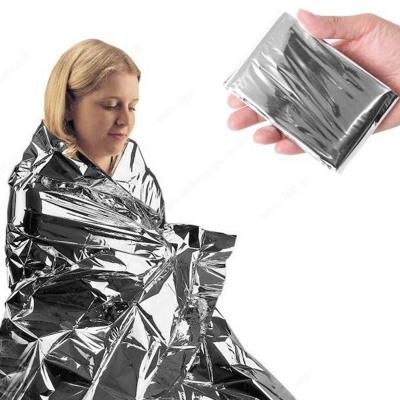 China Cheap Price Thermal CE Emergency Aluminum Mylar Outdoor Camping Approved Rescue Waterproof Foil Insulation Folding First Aid Blanket Wrap for sale