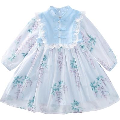 China Spring 2021 New Fashion Breathable Princess Girls One Piece Dress For Girls Occasion Dress for sale