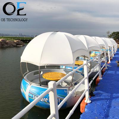 China Natural Waters Professional Manufacture Water Rides Rotomolding Product BBQ Boat for sale